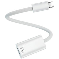 HKM-493523 iPhone 15 8Pin Female to USB C Male Earphone Adapter for Charging and Data Transmission