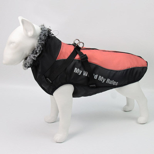 HKM-4935869 Waterproof and Windproof Cotton Dog Coat in Multiple Colors and Sizes