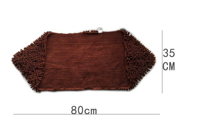 HKM-4937149 Extra Large Chenille Pet Bathing Towel - Quick-Drying & Highly Absorbent 60cm x 85cm