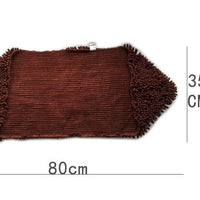 HKM-4937149 Extra Large Chenille Pet Bathing Towel - Quick-Drying & Highly Absorbent 60cm x 85cm