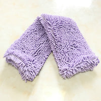 HKM-4937149 Extra Large Chenille Pet Bathing Towel - Quick-Drying & Highly Absorbent 60cm x 85cm