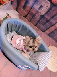 HKM-4937533 Portable Dog Car Seat with Removable Washable Cover for Pets Up to 6kg