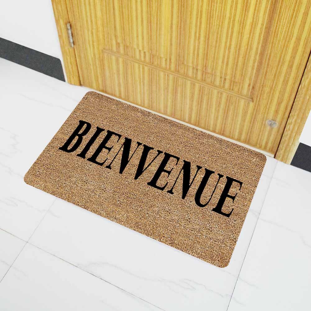 HKM-493843 Customized Printed Rubber Floor Mat – Multiple Sizes Available (40x60cm to 70x120cm)