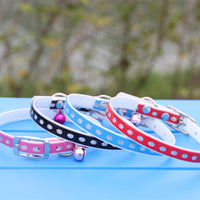 HKM-4939453 Adjustable Small Pet Collar - Durable & Stylish - Available in Blue, Black, Pink, Red