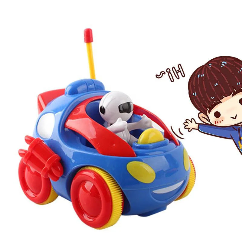 HKM-494035 Cartoon Space Doll Remote Control Car for Kids - Mini Electric Vehicle, Indoor/Outdoor RC Toy