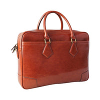 HKM-494163 Men's Leather Laptop Briefcase for Business and Work Use
