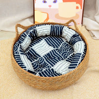 HKM-4943421 Cat Scratching Board with Removable and Washable Rattan Nest - Multiple Styles and Sizes Available