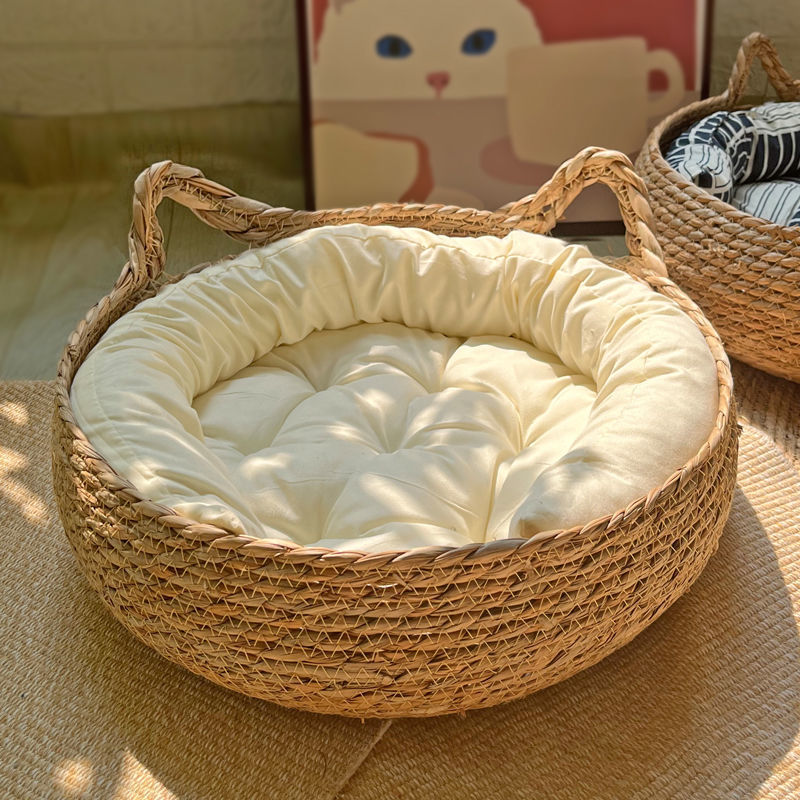 HKM-4943421 Cat Scratching Board with Removable and Washable Rattan Nest - Multiple Styles and Sizes Available