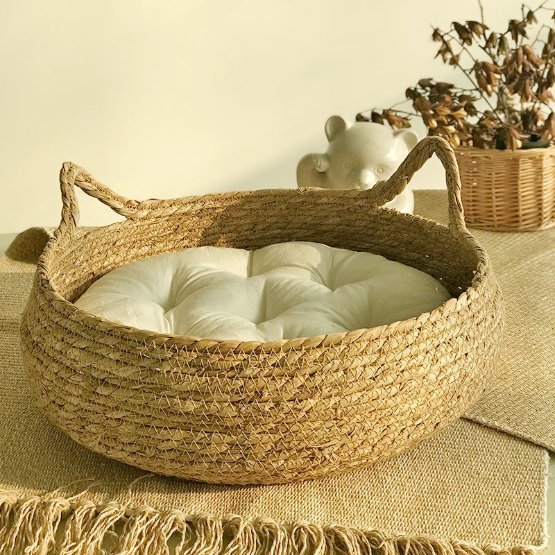 HKM-4943421 Cat Scratching Board with Removable and Washable Rattan Nest - Multiple Styles and Sizes Available
