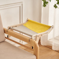 HKM-4944829 Hanging Cats Bed for Balcony Window - Multi-Layer Plywood with Cotton Hemp Cloth