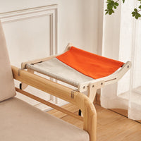 HKM-4944829 Hanging Cats Bed for Balcony Window - Multi-Layer Plywood with Cotton Hemp Cloth
