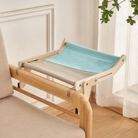 HKM-4944829 Hanging Cats Bed for Balcony Window - Multi-Layer Plywood with Cotton Hemp Cloth