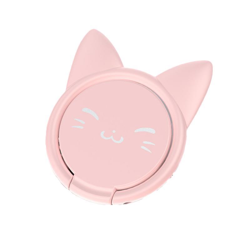 HKM-494483 Magnetic Lucky Cat Phone Seat Ring Buckle for Universal Mobile Devices