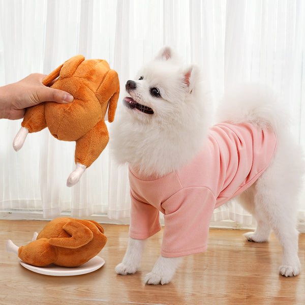 HKM-4945853 Creaking Plush Toy in Turkey Design for Pet Playtime - 14x20cm
