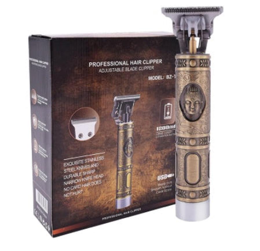 HKM-494675 Buddha Head Electric Pushing Shear with Lithium Battery - Versatile Hair Clipper for Precision Grooming