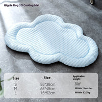 HKM-4947261 Breathable 3D Cool Dog Mat - Ice Pad Kennel with Wooden Design, Multiple Sizes Available