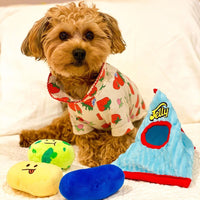 HKM-4948029 Plush Tibetan Food Toy Set for Dogs - Jelly Candy Design with Vocal Features