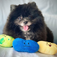 HKM-4948029 Plush Tibetan Food Toy Set for Dogs - Jelly Candy Design with Vocal Features