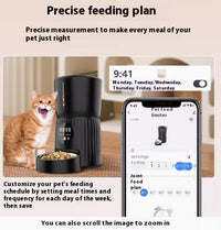 HKM-4949181 Automatic Smart Pet Feeder with Remote Timing and Portion Control