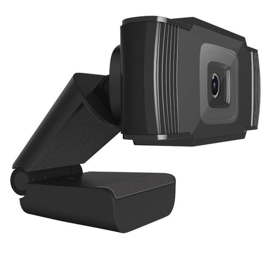HKM-494995 High-Definition USB 2.0 Webcam with 800,000 Pixels CMOS Sensor in Black and Orange