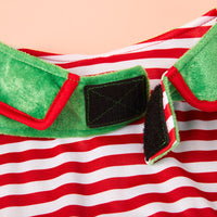 HKM-4950589 Cute Green Gauze Skirt and Hat Outfit for Dogs - Holiday Pet Clothing