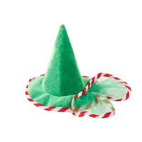 HKM-4950589 Cute Green Gauze Skirt and Hat Outfit for Dogs - Holiday Pet Clothing