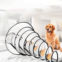 HKM-4950973 Elizabethan Circle Sterilization Protective Collar for Cats and Dogs, Adjustable Velcro, Multiple Sizes Available