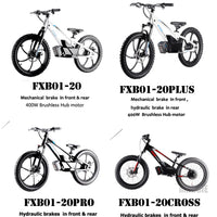 HKM-495187 20 Inch Electric Balance Bike for Kids 5-12 Years Old, 800W, 3 Speed, Aluminum Alloy Frame, Disc Brake