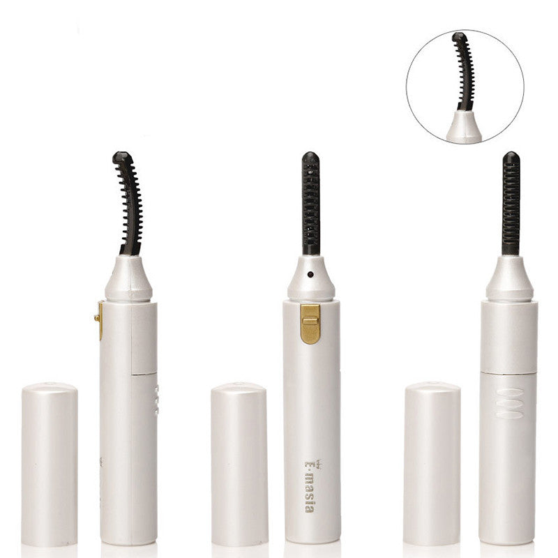 HKM-495187 Mini Electric Eyelash Curler with Fast Heating and Dual-Sided Design for Easy Curling