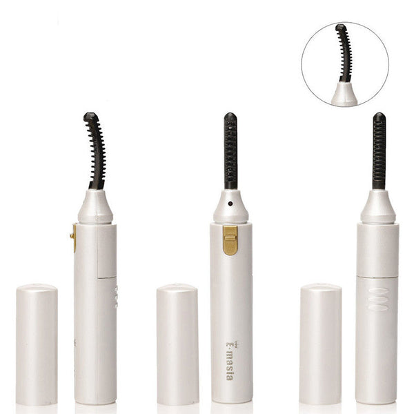 HKM-495187 Mini Electric Eyelash Curler with Fast Heating and Dual-Sided Design for Easy Curling