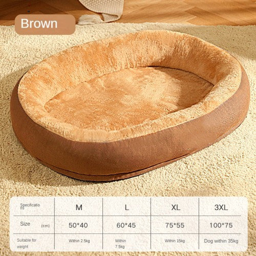 HKM-4953021 Removable Cotton Dog and Cat Bed, Washable and Warm, Multiple Sizes Available