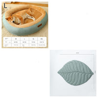 HKM-4953021 Removable Cotton Dog and Cat Bed, Washable and Warm, Multiple Sizes Available