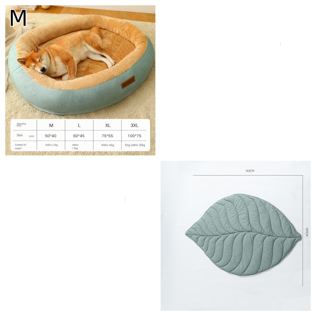 HKM-4953021 Removable Cotton Dog and Cat Bed, Washable and Warm, Multiple Sizes Available