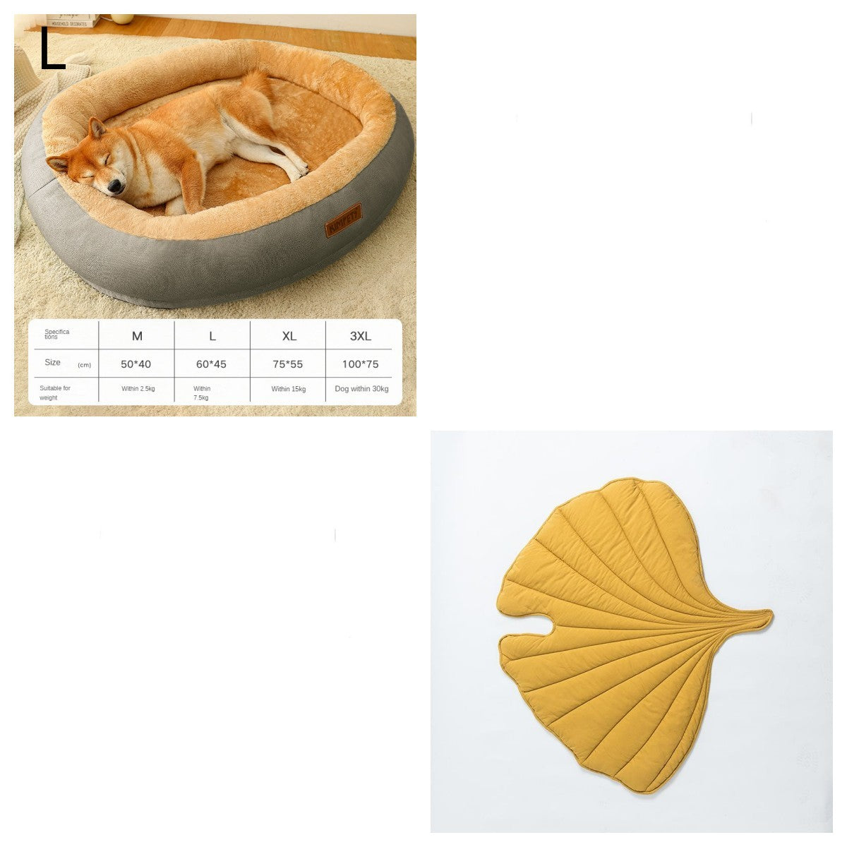 HKM-4953021 Removable Cotton Dog and Cat Bed, Washable and Warm, Multiple Sizes Available
