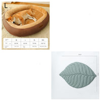 HKM-4953021 Removable Cotton Dog and Cat Bed, Washable and Warm, Multiple Sizes Available