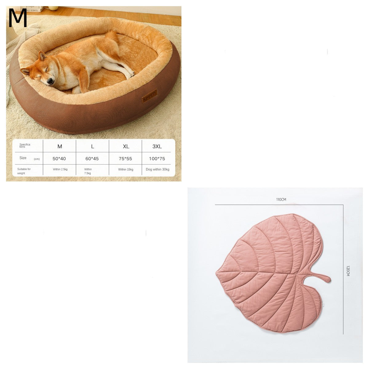 HKM-4953021 Removable Cotton Dog and Cat Bed, Washable and Warm, Multiple Sizes Available
