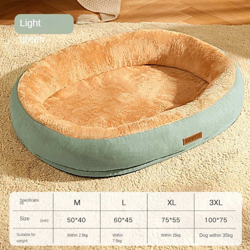 HKM-4953021 Removable Cotton Dog and Cat Bed, Washable and Warm, Multiple Sizes Available