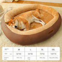 HKM-4953021 Removable Cotton Dog and Cat Bed, Washable and Warm, Multiple Sizes Available