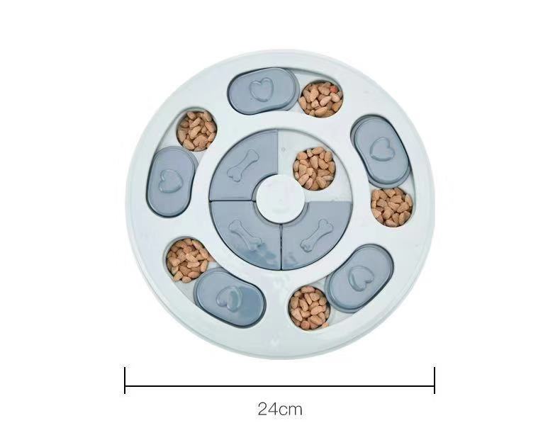 HKM-4953789 Interactive Slow Dispensing Pet Feeder Puzzle Toy for Dogs - Non-Toxic and Durable Design
