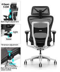 HKM-495379 Ergonomic Mesh Swivel Office Chair for Staff and Managers