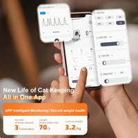 HKM-495379 Smart App-Controlled Automatic Self-Cleaning Cat Litter Box with Electronic Functionality