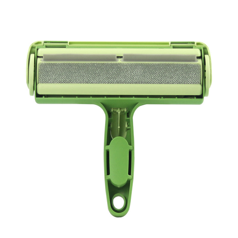HKM-4954557 Pet Hair Cleaner with Bidirectional Bristles - Versatile ABS Tool for Sofas, Bedsheets, and Carpets