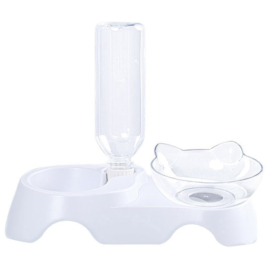 HKM-4954941 Ergonomic Inclined Cat Bowl for Comfortable Eating and Cervical Health
