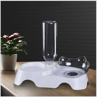 HKM-4954941 Ergonomic Inclined Cat Bowl for Comfortable Eating and Cervical Health