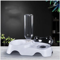 HKM-4954941 Ergonomic Inclined Cat Bowl for Comfortable Eating and Cervical Health