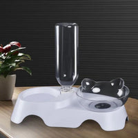 HKM-4954941 Ergonomic Inclined Cat Bowl for Comfortable Eating and Cervical Health