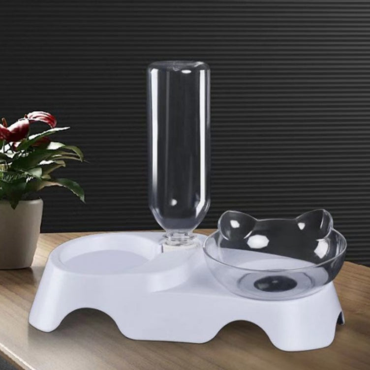 HKM-4954941 Ergonomic Inclined Cat Bowl for Comfortable Eating and Cervical Health