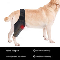 HKM-4955581 Pet Joint Protector for Dogs - Postoperative Knee Pad with Auxiliary Strap - Available in Multiple Sizes