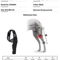 HKM-4955581 Pet Joint Protector for Dogs - Postoperative Knee Pad with Auxiliary Strap - Available in Multiple Sizes