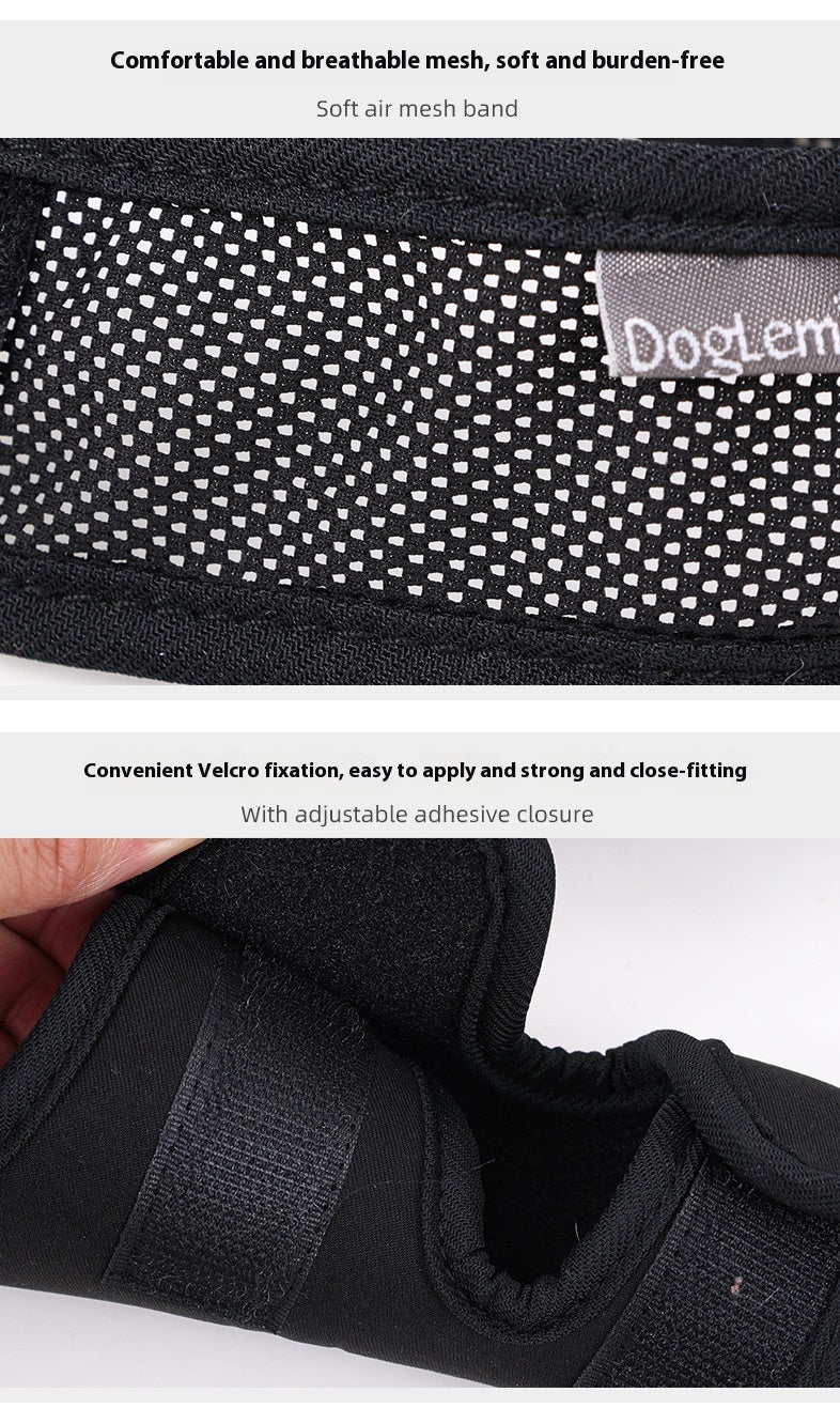 HKM-4955581 Pet Joint Protector for Dogs - Postoperative Knee Pad with Auxiliary Strap - Available in Multiple Sizes